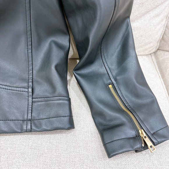 90% NEW ZARA LEATHER JACKET, MENS SIZE M - Picture 6 of 13